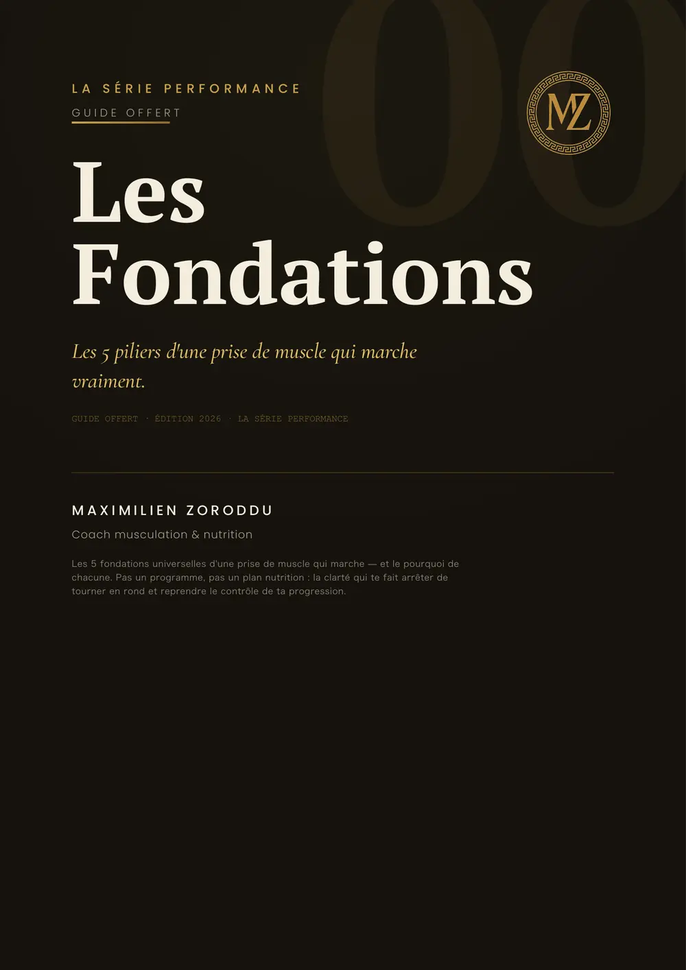 Couverture — Les Fondations